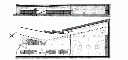 Metszet, Földszinti alaprajz